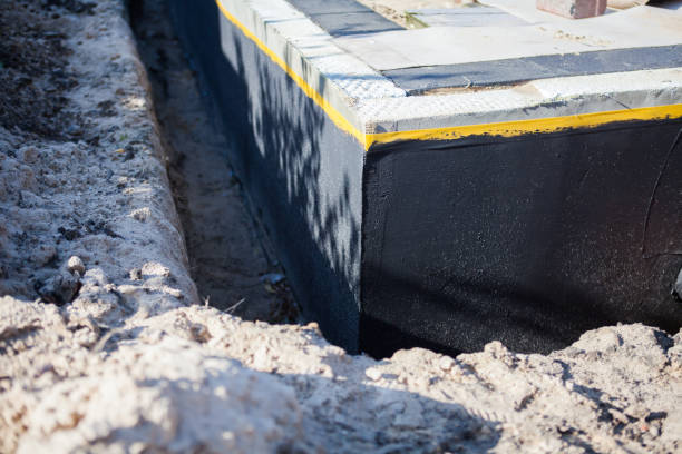 Professional Waterproofing technician working in Neshanic Station, NJ